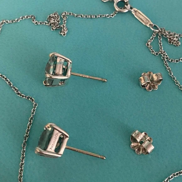 Tiffany & Co. Prasiolite Sparkler Necklace and Earrings - Picture 7 of 11